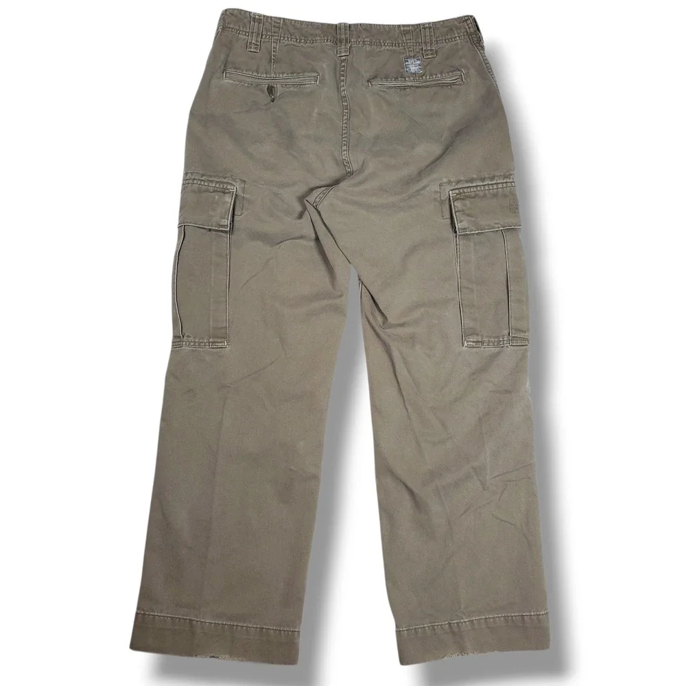 Vintage Polo Jean Co Ralph Lauren Cargo Pants Men 33x30 Military Paratrooper Y2K